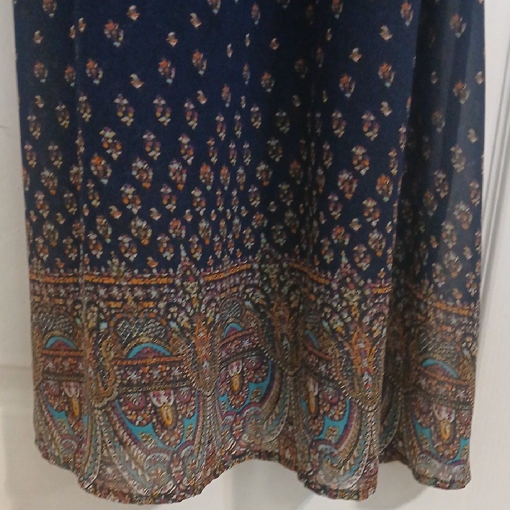 Xhilaration Brown Maxi A-Line Skirt